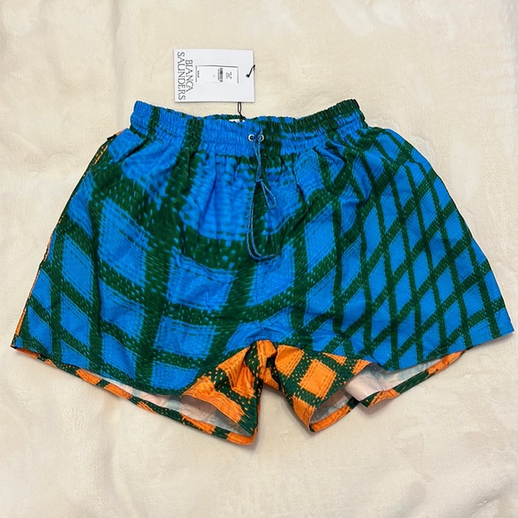 Bianca Saunders- BLUE GREEN NYLONORANGE BACK